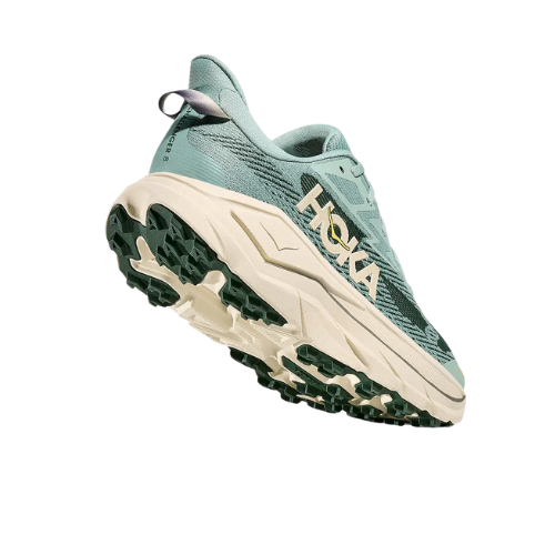 Hoka Challenger Wide 8 - נעלי ספורט גברים הוקה צ'אלנג'ר 8 רחבות בצבע ירוק ג'ייד/כמהין תמונה משנית