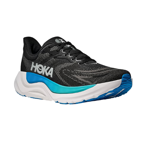 HOKA Arahi Wide 8 - נעלי ספורט גברים הוקה ארהי 8 רחבות בצבע שחור/כחול סקיי