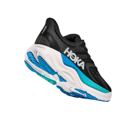 HOKA Arahi Wide 8 - נעלי ספורט גברים הוקה ארהי 8 רחבות בצבע שחור/כחול סקיי