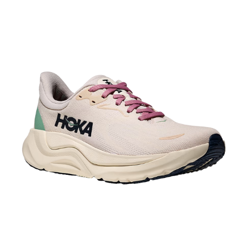 HOKA Arahi Wide 8 - נעלי ספורט נשים הוקה ארהי 8 רחבות בצבע קרם ורדים/אלבסטר