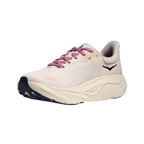 HOKA Arahi Wide 8 - נעלי ספורט נשים הוקה ארהי 8 רחבות בצבע קרם ורדים/אלבסטר