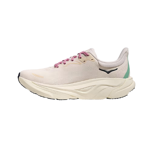 HOKA Arahi Wide 8 - נעלי ספורט נשים הוקה ארהי 8 רחבות בצבע קרם ורדים/אלבסטר