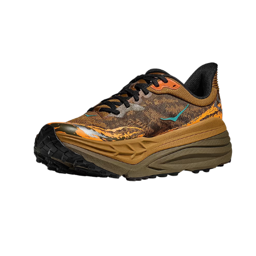 Hoka Stinson 7 - נעלי ספורט גברים סטינסון 7 בצבע דבש/זית עתיק תמונה משנית