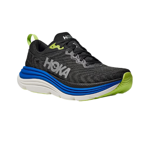 HOKA Gaviota Wide 5 - נעלי ספורט גברים הוקה גביוטה 5 רחבות בצבע שחור/קובלט תמונה ראשית