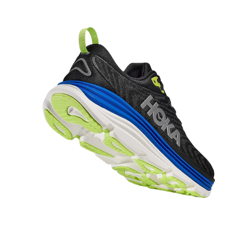 HOKA Gaviota Wide 5 - נעלי ספורט גברים הוקה גביוטה 5 רחבות בצבע שחור/קובלט