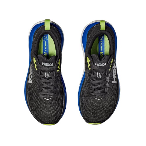HOKA Gaviota Wide 5 - נעלי ספורט גברים הוקה גביוטה 5 רחבות בצבע שחור/קובלט