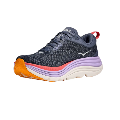 HOKA Gaviota Wide 5 - נעלי ספורט נשים הוקה גביוטה 5 רחבות בצבע עוגן/אשכולית