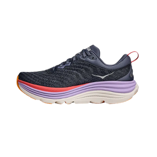 HOKA Gaviota Wide 5 - נעלי ספורט נשים הוקה גביוטה 5 רחבות בצבע עוגן/אשכולית