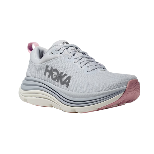 HOKA Gaviota Wide 5 - נעלי ספורט נשים הוקה גביוטה 5 רחבות בצבע קרח ים/ורוד תמונה ראשית