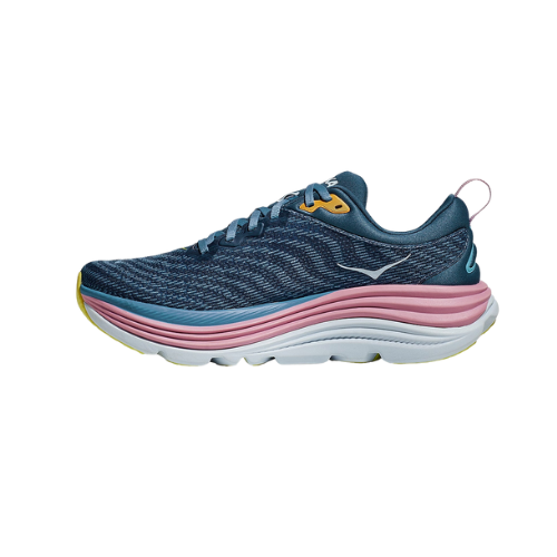 HOKA Gaviota Wide 5 - נעלי ספורט נשים הוקה גביוטה 5 רחבות בצבע כחול צל/צהבהב