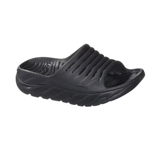 Hoka Ora Recovery Slide - כפכפים לגבר הוקה אורה בצבע שחור תמונה ראשית