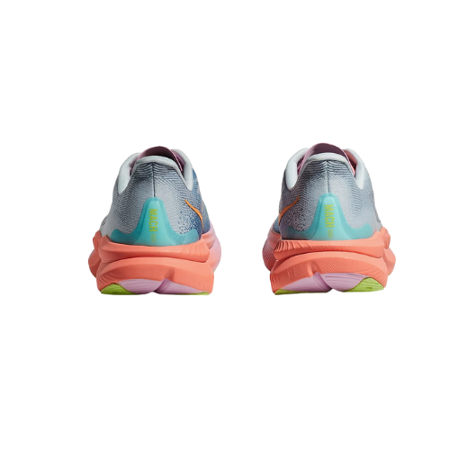 MACH 6 WIDE - נעלי ספורט הוקה לנשים מאך 6 רחבות בצבע כתום אשליה/כחול בין ערביים