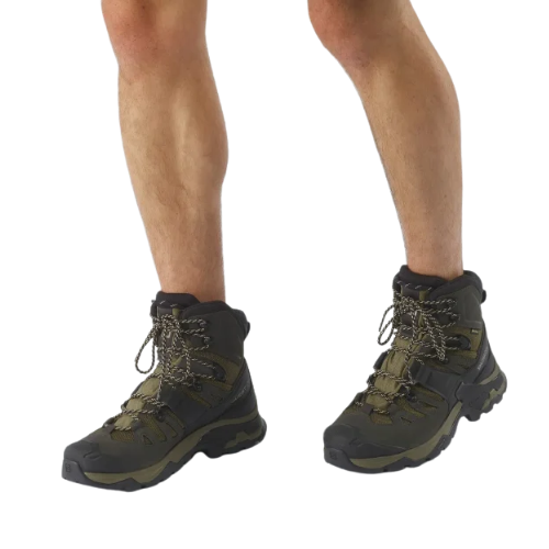 נעלי הרים לגברים דגם Quest 4 GTX SALOMON בצבע ירוק זית