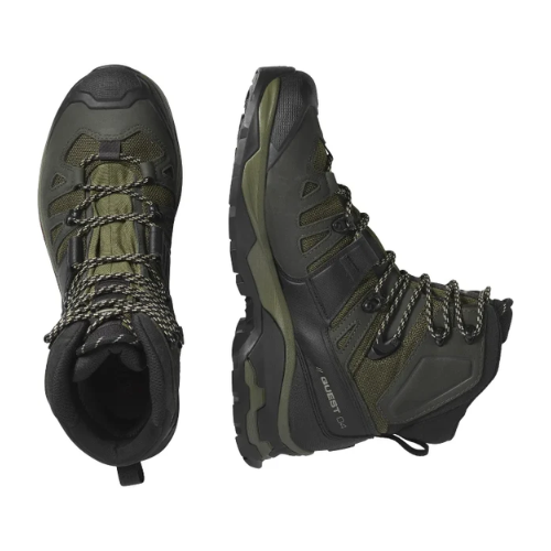 נעלי הרים לגברים דגם Quest 4 GTX SALOMON בצבע ירוק זית תמונה משנית