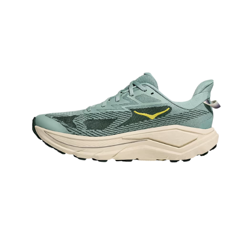Hoka Challenger Wide 8 - נעלי ספורט גברים הוקה צ'אלנג'ר 8 רחבות בצבע ירוק ג'ייד/כמהין