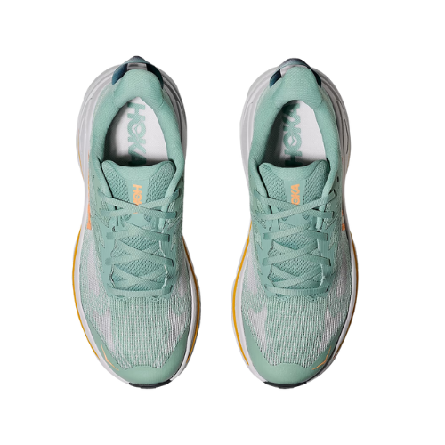 Hoka Challenger Wide 8 - נעלי ספורט נשים הוקה צ'אלנג'ר 8 רחבות בצבע ג'ייד/אפור קוסמי