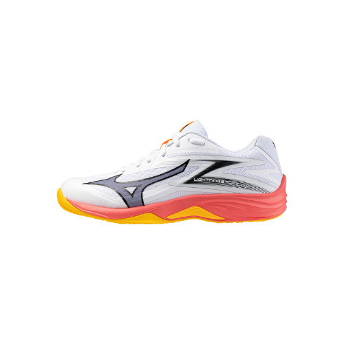 נעלי כדורעף נערים/נערות דגם MIZUNO LIGHTNING STAR Z7 Jr בצבע לבן כתום