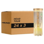 קרטון 24 קופסאות 3 כדורי טניס - Head Tour תמונה ראשית