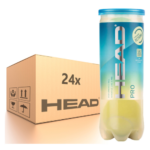 קרטון 24 קופסאות 3 כדורי טניס - Head Pro