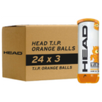 קרטון 24 קופסאות 3 כדורי טניס - Head TIP Orange