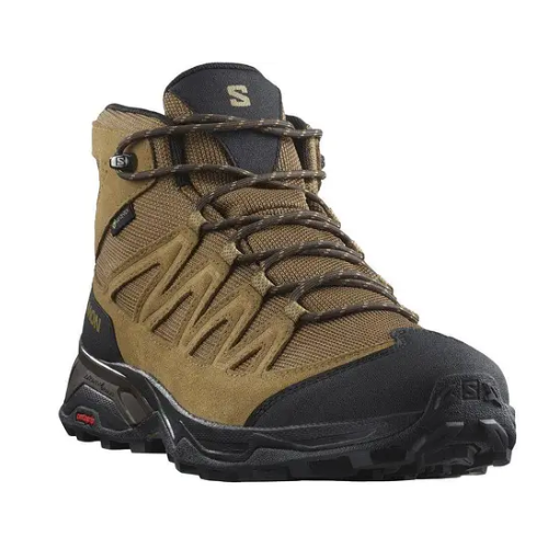 נעלי ריצה גברים דגם X Ward Leather Mid Gtx SALOMON