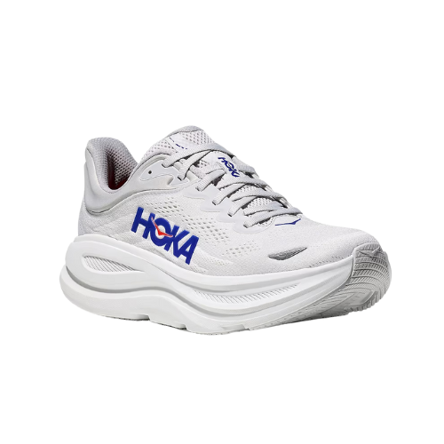 HOKA BONDI 9 - נעלי ספורט לגבר בונדי 9 בצבע אפור/אולטרמרין