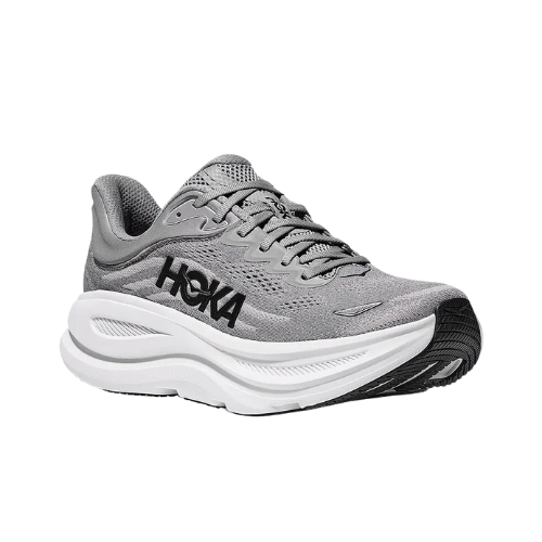 HOKA BONDI 9 - נעלי ספורט לגבר בונדי 9 בצבע אפור/אפור כוכב תמונה ראשית