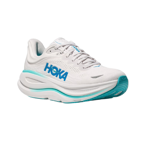 HOKA BONDI 9 - נעלי ספורט לגבר בונדי 9 בצבע לבן/כחול הוקה תמונה ראשית