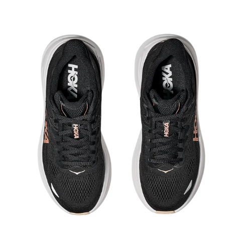 HOKA BONDI 9 - נעלי ספורט לאישה בונדי 9 בצבע שחור/רוז גולד