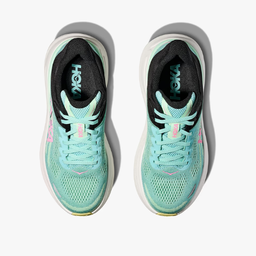 HOKA BONDI 9 - נעלי ספורט לאישה בונדי 9 בצבע כחול ספארק/מנטה