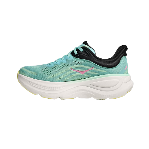HOKA BONDI 9 - נעלי ספורט לאישה בונדי 9 בצבע כחול ספארק/מנטה
