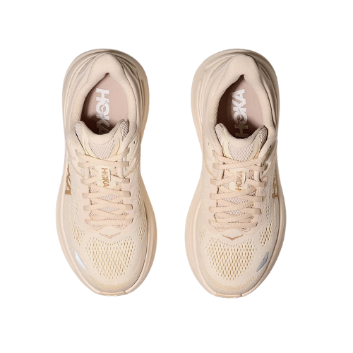 HOKA BONDI WIDE 9 - נעלי ספורט לנשים בונדי 9 רחבות בצבע וניל