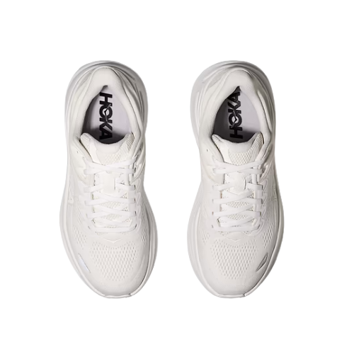 HOKA BONDI WIDE 9 - נעלי ספורט לנשים בונדי 9 רחבות בצבע לבן