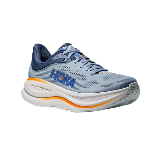 HOKA BONDI WIDE 9 - נעלי ספורט גברים בונדי 9 רחבות בצבע תכלת תמונה ראשית