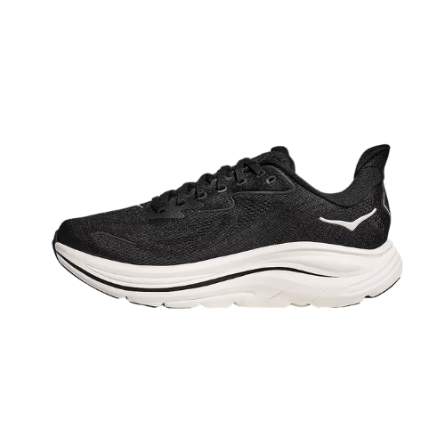 HOKA CLIFTON WIDE 10 - נעלי ספורט נשים הוקה קליפטון 10 רחבות בצבע שחור/לבן