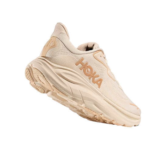 HOKA CLIFTON WIDE 10 - נעלי ספורט נשים הוקה קליפטון 10 רחבות בצבע וניל/לבנה תמונה משנית