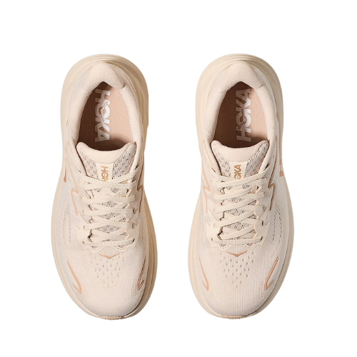 HOKA CLIFTON 10 - נעלי ספורט נשים הוקה קליפטון 10 בצבע וניל/לבנה