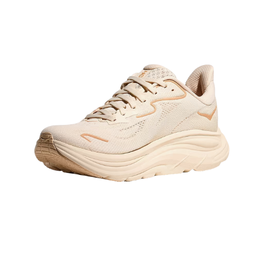 HOKA CLIFTON 10 - נעלי ספורט נשים הוקה קליפטון 10 בצבע וניל/לבנה