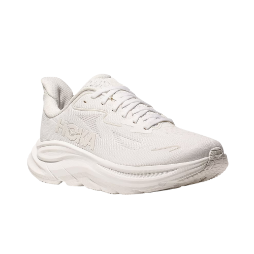 HOKA CLIFTON WIDE 10 - נעלי ספורט נשים הוקה קליפטון 10 רחבות בצבע לבן/לבן