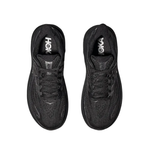 HOKA CLIFTON WIDE 10 - נעלי ספורט גברים הוקה קליפטון 10 רחבות בצבע שחור/שחור