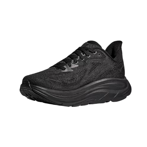 HOKA CLIFTON WIDE 10 - נעלי ספורט גברים הוקה קליפטון 10 רחבות בצבע שחור/שחור