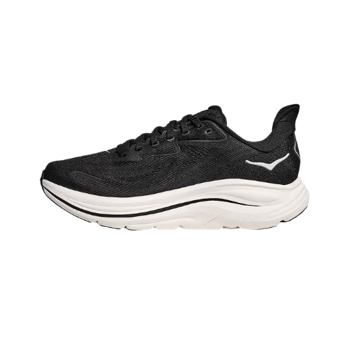 HOKA CLIFTON WIDE 10 - נעלי ספורט גברים הוקה קליפטון 10 רחבות בצבע שחור/לבן