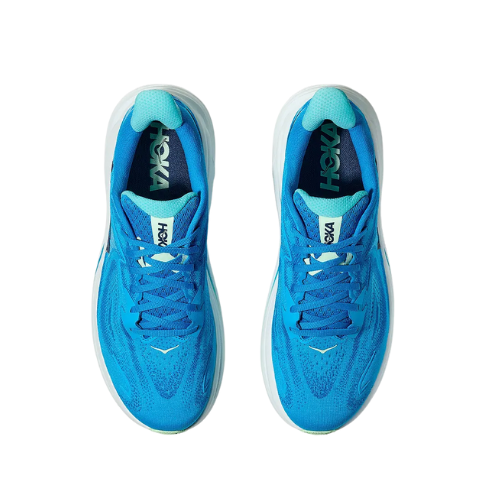 HOKA CLIFTON WIDE 10 - נעלי ספורט גברים הוקה קליפטון 10 רחבות בצבע כחול/כחול שמיים