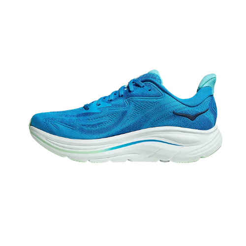 HOKA CLIFTON WIDE 10 - נעלי ספורט גברים הוקה קליפטון 10 רחבות בצבע כחול/כחול שמיים