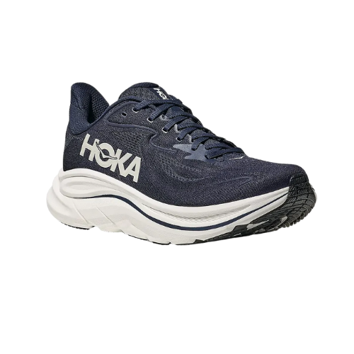 HOKA CLIFTON WIDE 10 - נעלי ספורט גברים הוקה קליפטון 10 רחבות בצבע נייבי/לבן
