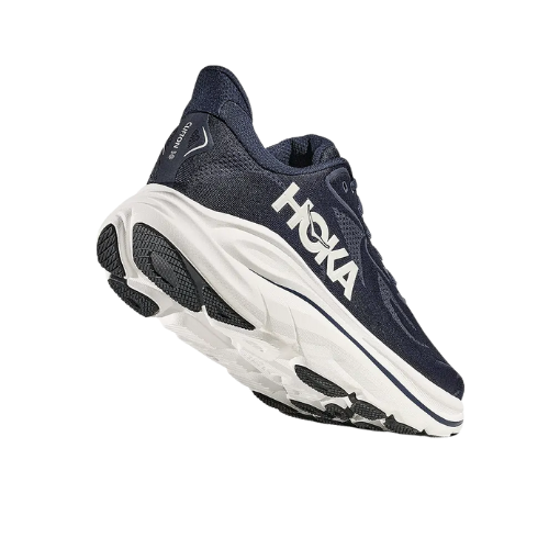 HOKA CLIFTON WIDE 10 - נעלי ספורט גברים הוקה קליפטון 10 רחבות בצבע נייבי/לבן