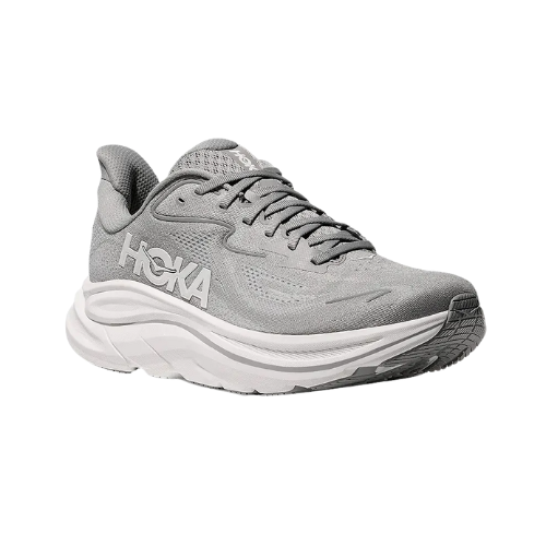 HOKA CLIFTON WIDE 10 - נעלי ספורט גברים הוקה קליפטון 10 רחבות בצבע אפור כוכב/אפור