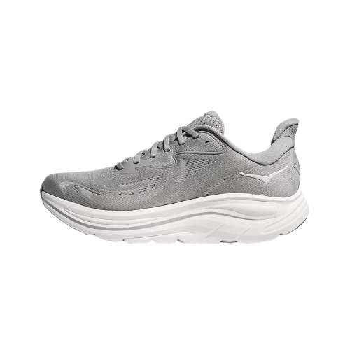 HOKA CLIFTON WIDE 10 - נעלי ספורט גברים הוקה קליפטון 10 רחבות בצבע אפור כוכב/אפור