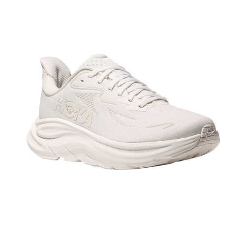 HOKA CLIFTON WIDE 10 - נעלי ספורט גברים הוקה קליפטון 10 רחבות בצבע לבן/לבן