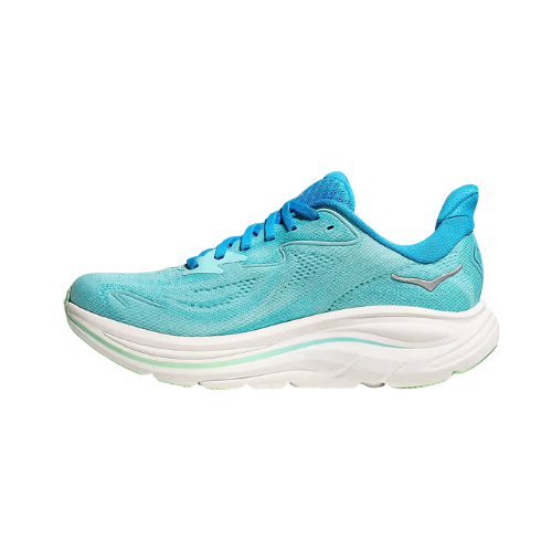 HOKA CLIFTON WIDE 10 - נעלי ספורט נשים הוקה קליפטון 10 רחבות בצבע כחול סקי/כחול סיאלו